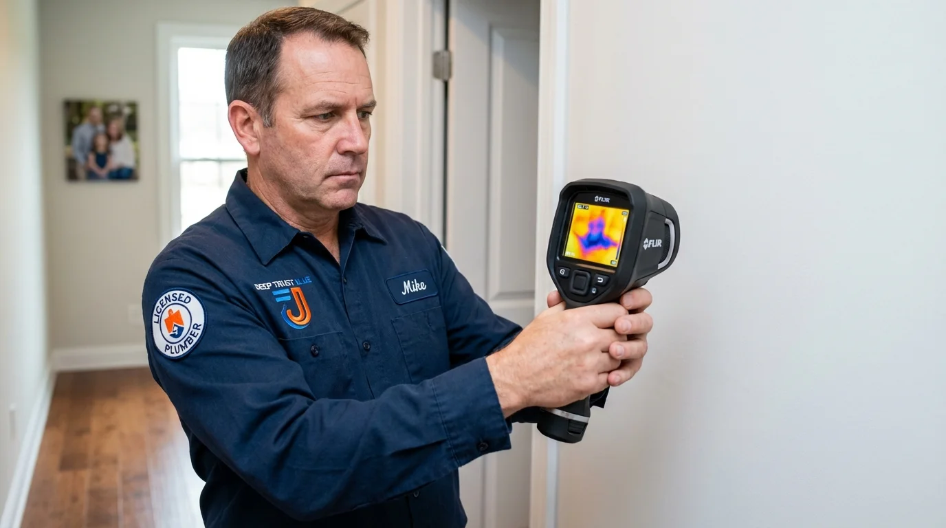 Thermal imaging leak detection by Johns Plumbing LLC in Thermal